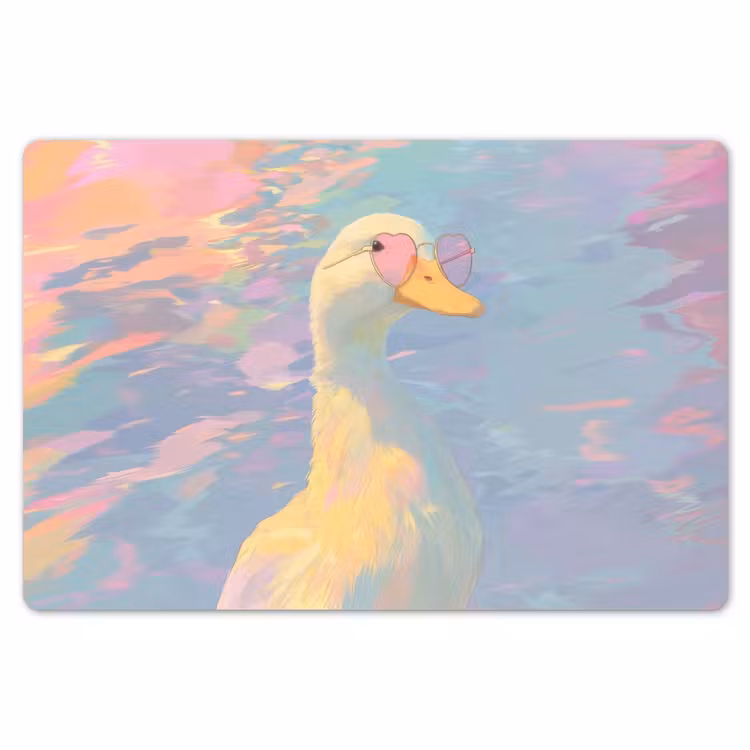 Placemat - 6 stuks - Eend - Zonnebril - Water — 7