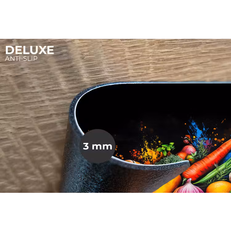 Placemat - 6 stuks - Groente - Eten - Kruiden - Graffiti - Koken — 4