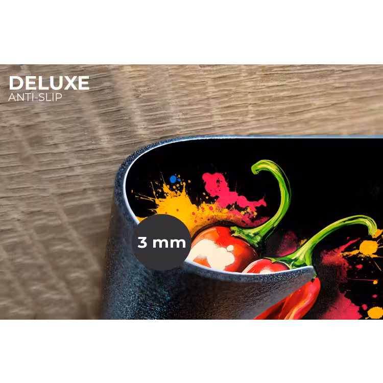 Placemat - 6 stuks - Peper - Graffiti - Verf - Abstract - Modern - Kleurrijk — 4
