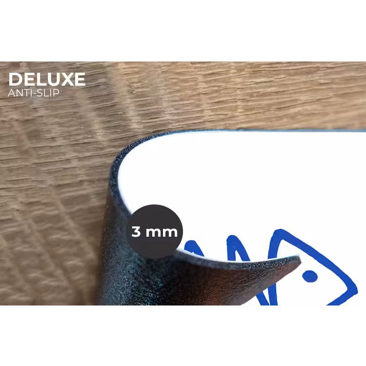 Placemat - 6 stuks - Vis - Minimalistisch - Blauw - Lijn — 4