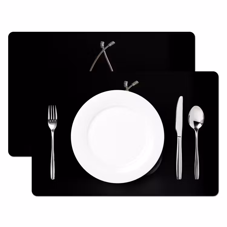Placemat - 6 stuks - Kersen - Delfts blauw - Fruit — 2