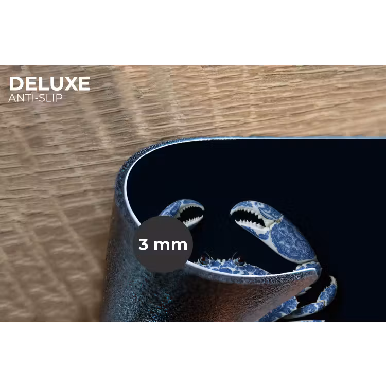Placemat - 6 stuks - Krab - Delfts blauw - Dieren — 4