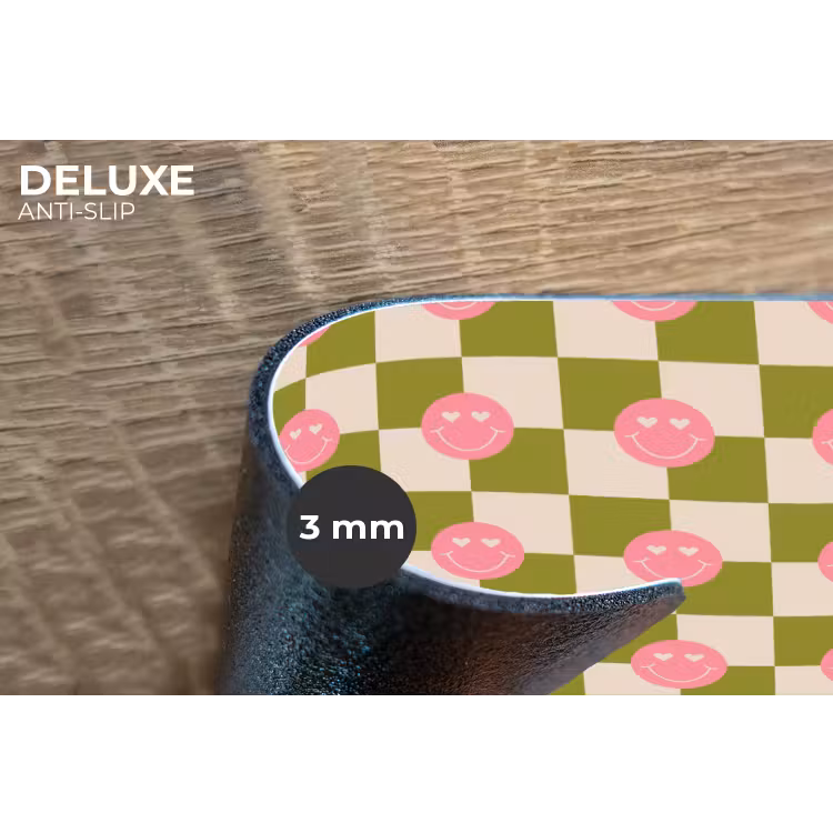 Placemat - 6 stuks - Patroon - Smileys - Blokken — 4