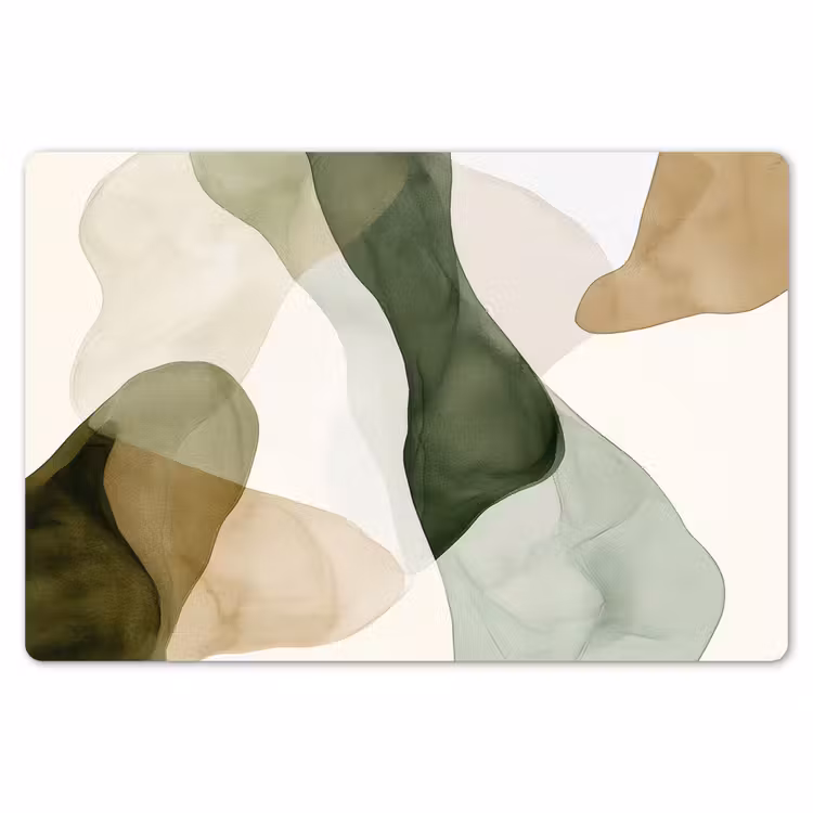 Placemat - 6 stuks - Japandi - Abstract - Groen — 7
