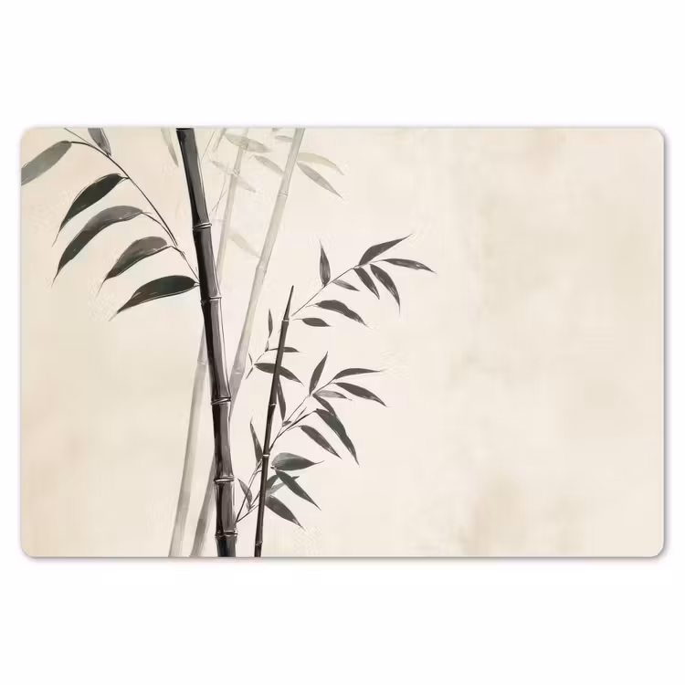Placemat - 6 stuks - Japandi - Bamboe - Beige — 7