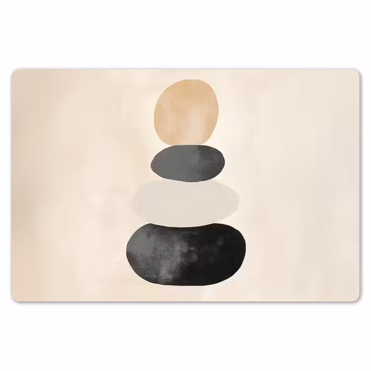 Placemat - 6 stuks - Japandi - Wabi sabi - Beige — 7