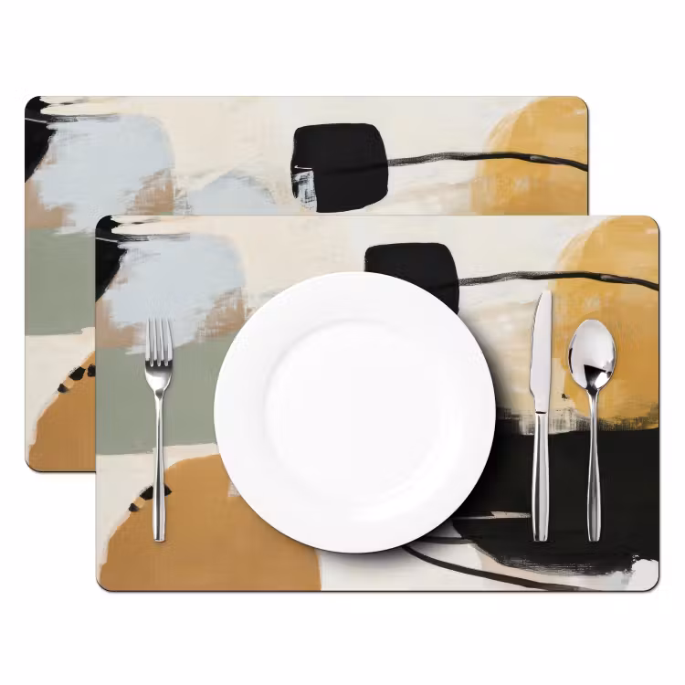 Placemat - 6 stuks - Paint - Abstract - Kleuren — 2