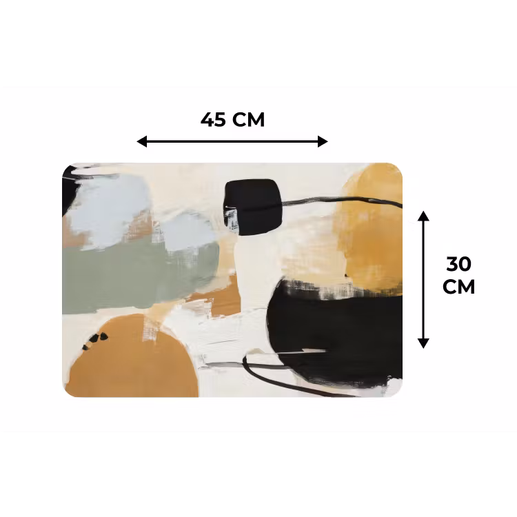 Placemat - 6 stuks - Paint - Abstract - Kleuren — 3