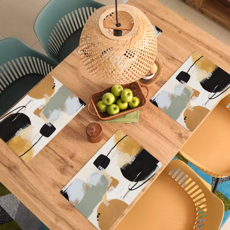 Placemat - 6 stuks - Paint - Abstract - Kleuren — 6