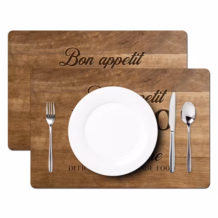 Placemat - 6 stuks - Huiselijke Bistro Beleving — 2