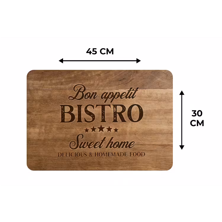 Placemat - 6 stuks - Huiselijke Bistro Beleving — 3
