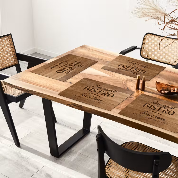 Placemat - 6 stuks - Huiselijke Bistro Beleving — 5