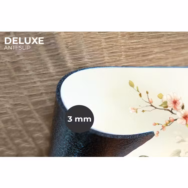 Placemat - 6 stuks - Takken - Bloemen - Vogeltjes - Roze — 4