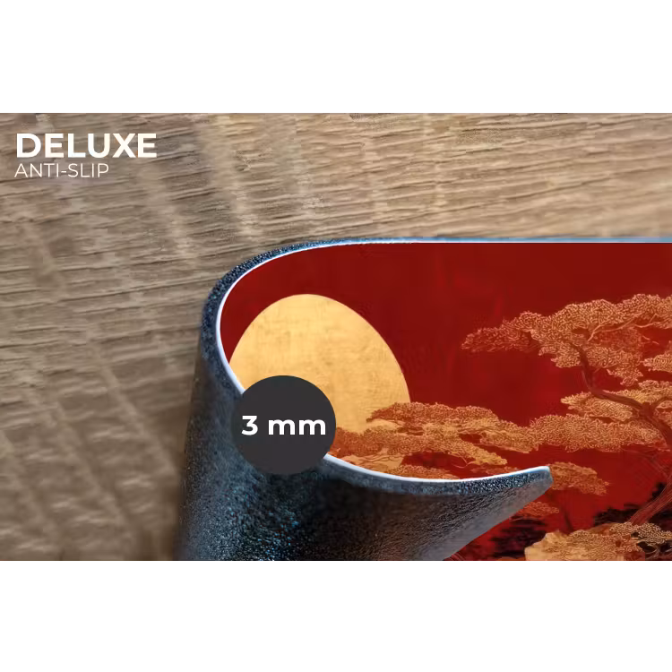 Placemat - 6 stuks - Volle maan - Landschap - Waterval — 4