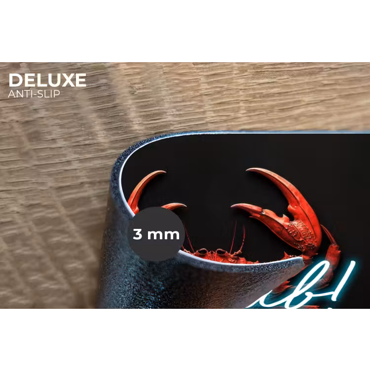 Placemat - 6 stuks - Krab - Rood - Neon - Quote — 4