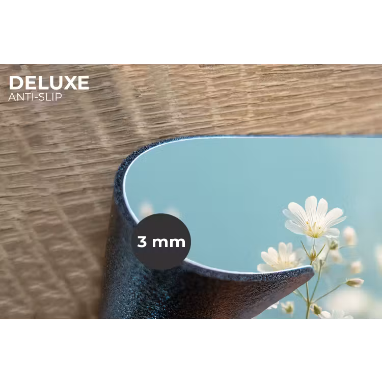 Placemat - 6 stuks - Stengels - Bloemen - Lucht - Wit — 4