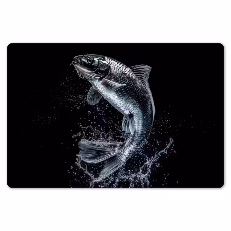 Placemat - 6 stuks - Vis - Koi - Zwart - Water — 7