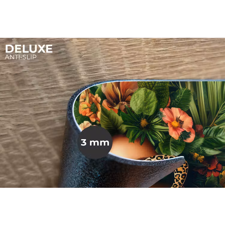 Placemat - 6 stuks - Vrouw - Panterprint - Jungle - Natuur - Luxe — 4