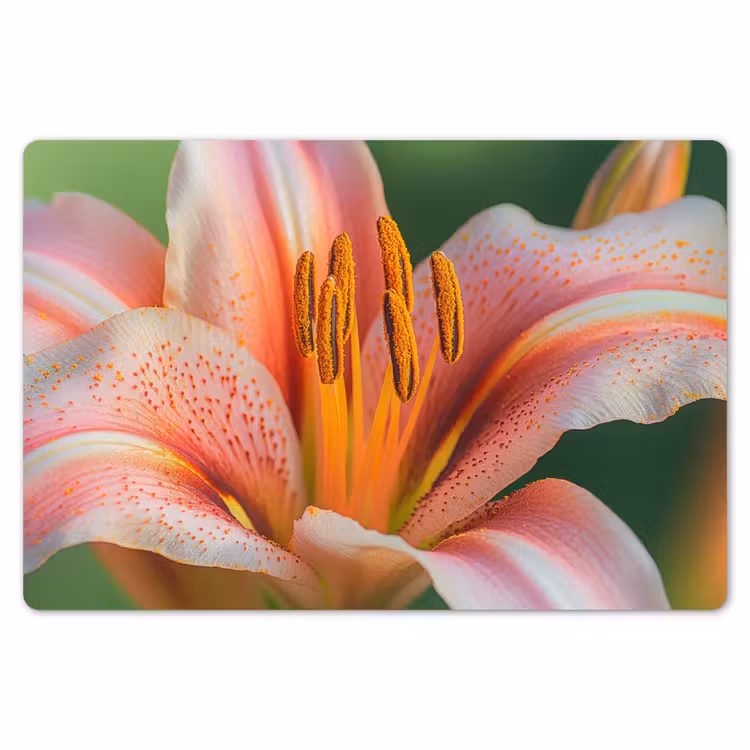 Placemat - 6 stuks - Lelie - Close up - Lichtroze — 7