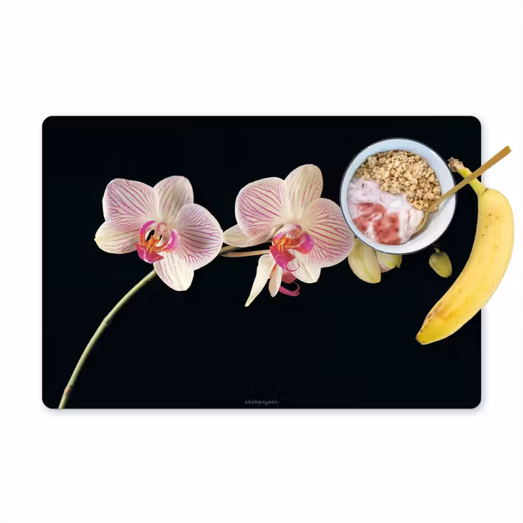 Placemat - 6 stuks - Orchidee - Roze - Bloemen — 1