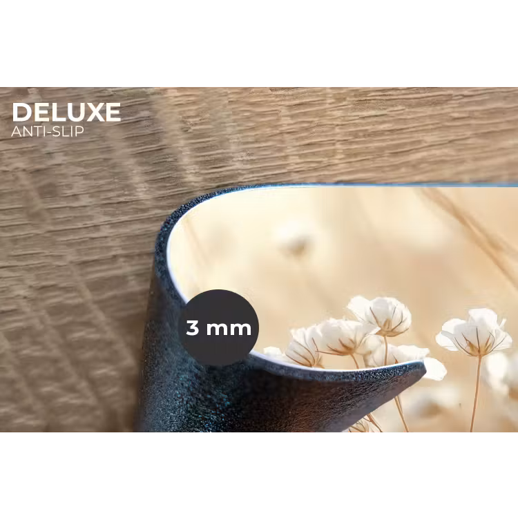 Placemat - 6 stuks - Wilde - Bloemen - Wit — 4