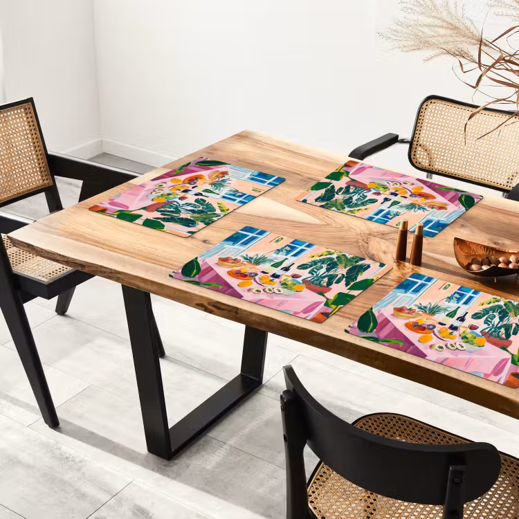 Placemat - 6 stuks - Tafel - Wijn - Fruit — 5