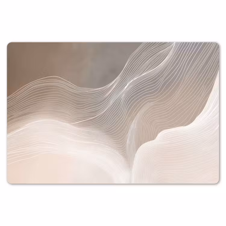 Placemat - 6 stuks - Golvende lijnen - Luchtstromen - Harmonieus — 7