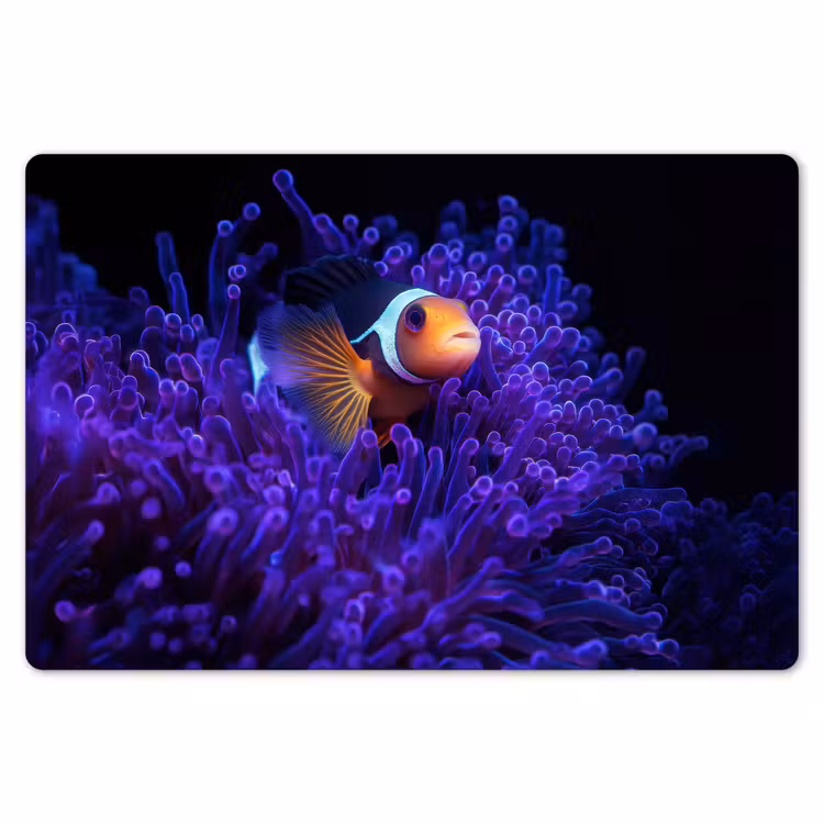 Placemat - 6 stuks - Koraal - Vis - Oranje - Zee — 7