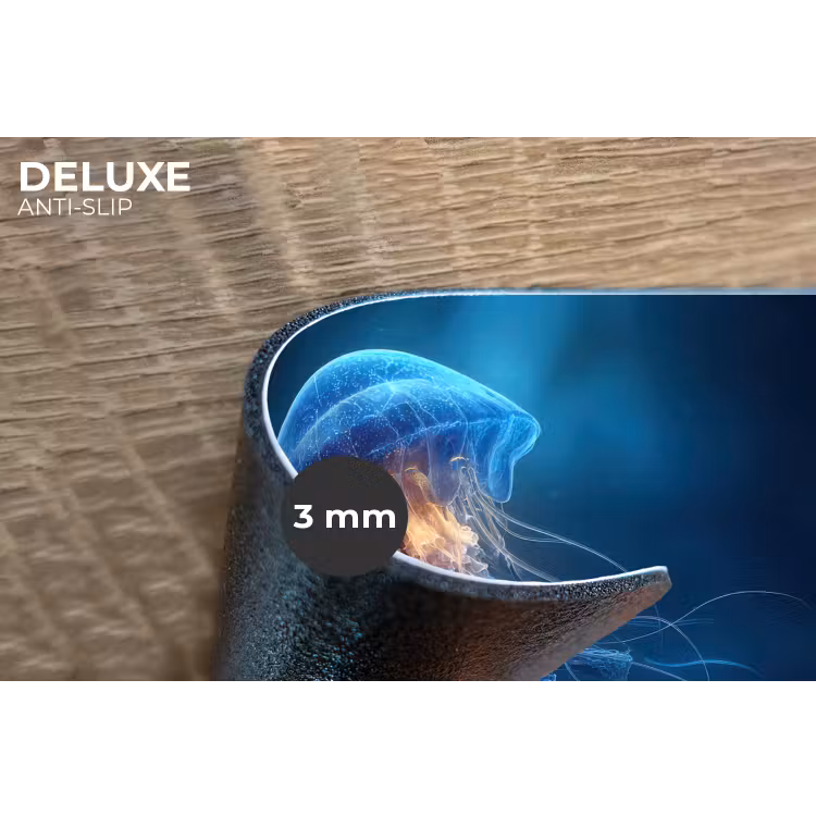 Placemat - 6 stuks - Kwal - Lichtgevend - Tentakels - Blauw — 4