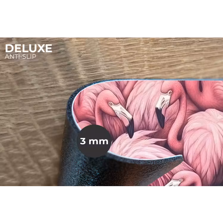 Placemat - 6 stuks - Flamingo - Roze - Dieren — 4