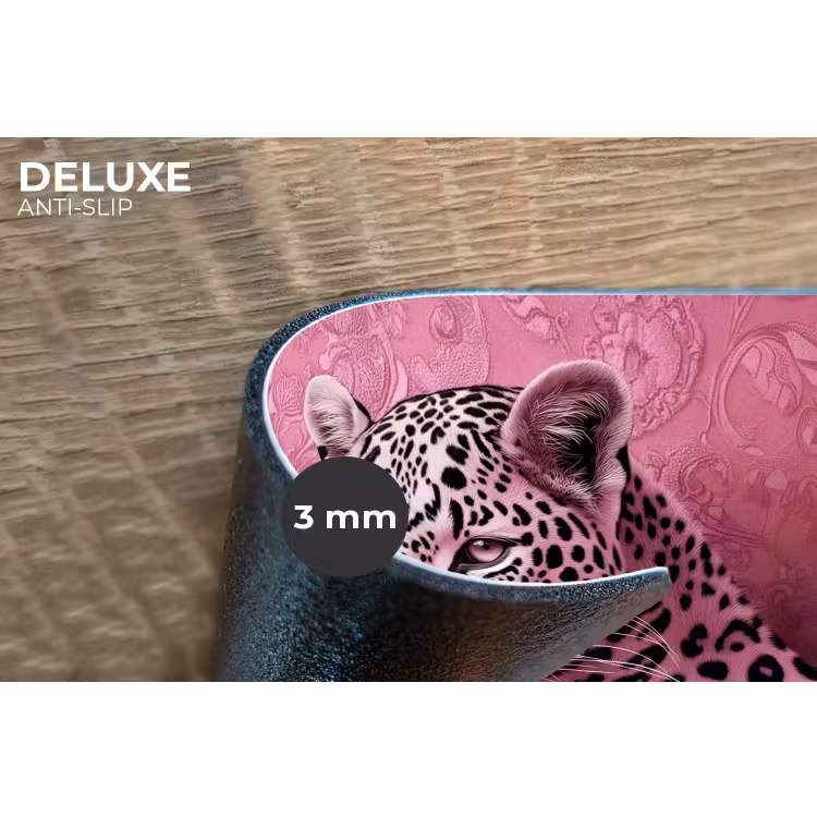 Placemat - 6 stuks - Panter - Luxe - Roze — 4