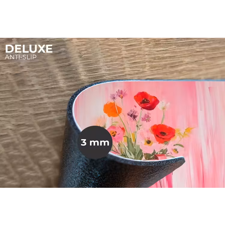 Placemat - 6 stuks - Roze - Bloemen - Cowboy — 4