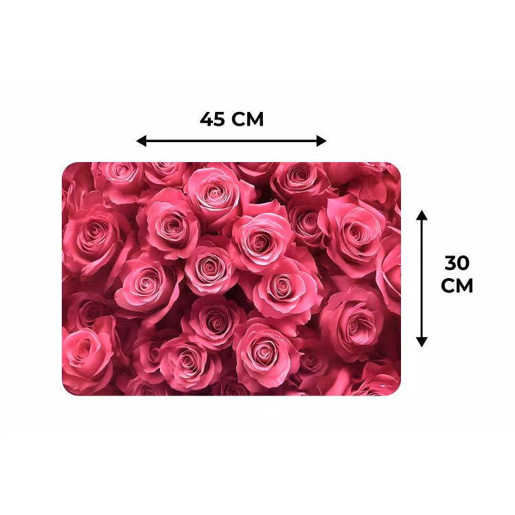 Placemat - 6 stuks - Rozen - Pink - Bloem — 3