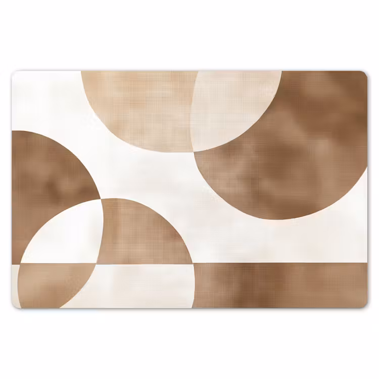 Placemat - 6 stuks - Snijdende cirkels - Overlappende vlakken — 7
