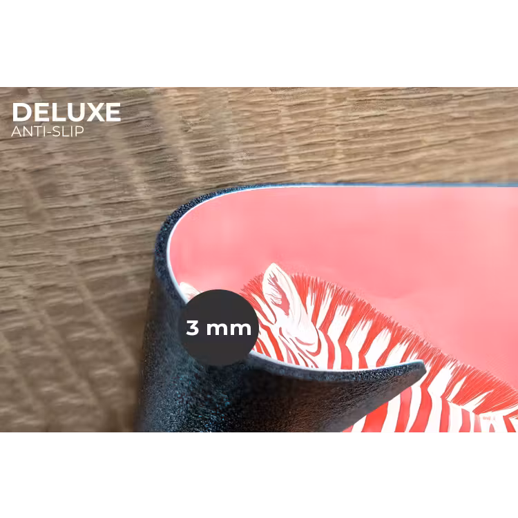 Placemat - 6 stuks - Zebra - Pink - Verf — 4