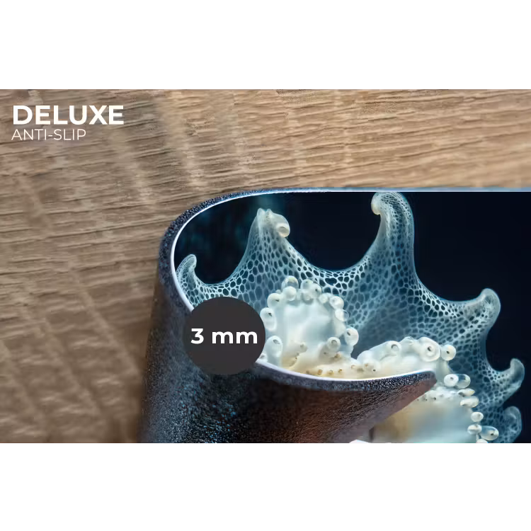 Placemat - 6 stuks - Zeewezen - Wit - Golven - Water — 4