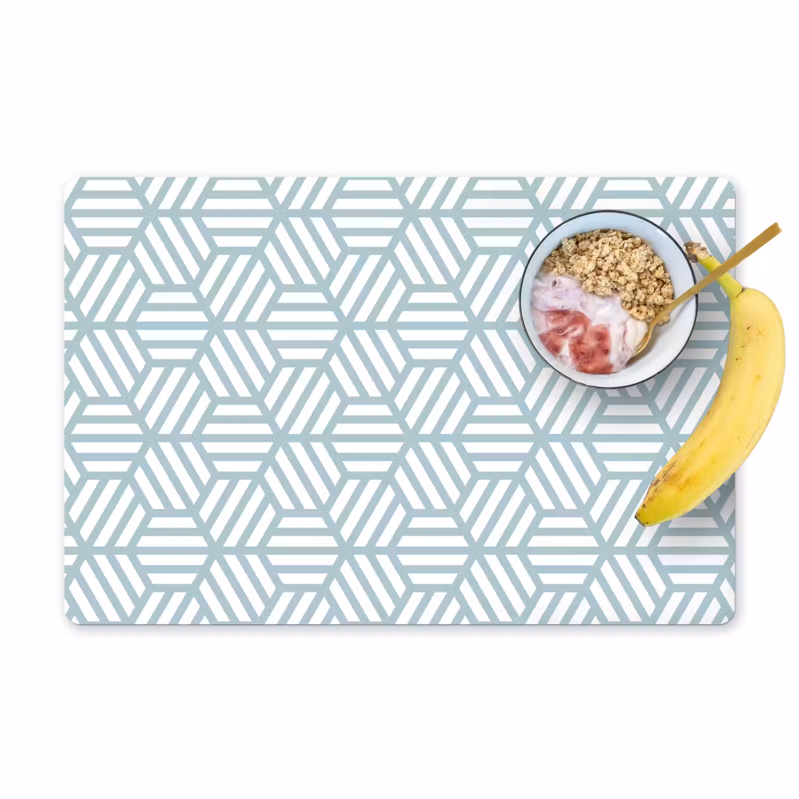 Placemat - 6 stuks - Groen - Geometrie - Patronen - Abstract — 1