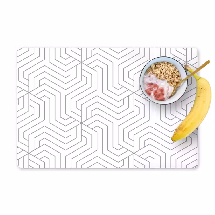 Placemat - 6 stuks - Geometrie - Lijn - Patroon — 1