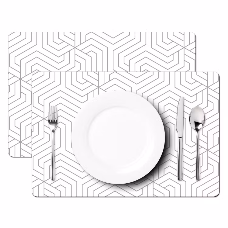 Placemat - 6 stuks - Geometrie - Lijn - Patroon — 2