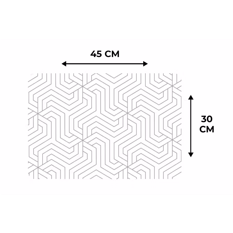 Placemat - 6 stuks - Geometrie - Lijn - Patroon — 3