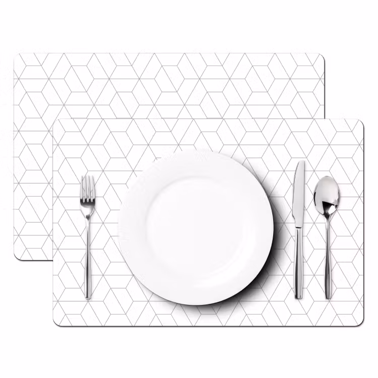 Placemat - 6 stuks - Geometrie - Lijn - Patroon — 2