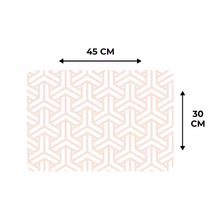 Placemat - 6 stuks - Geometrie - Lijn - Vorm - Patroon — 3