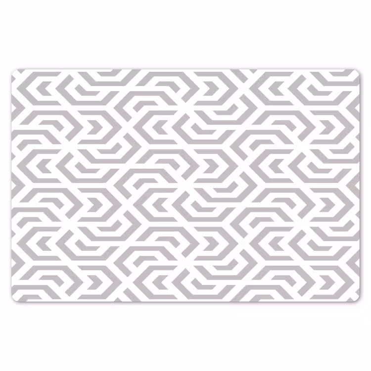 Placemat - 6 stuks - Grafisch - Patroon - Modern - Hexagon — 7