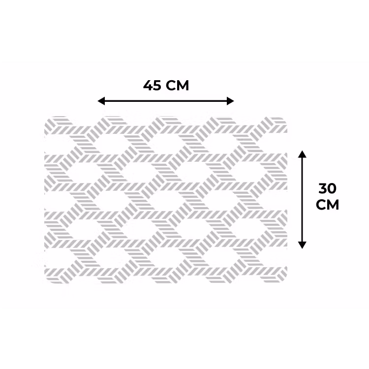 Placemat - 6 stuks - Grafisch - Patroon - Modern - Opvallend - Begrensd — 3