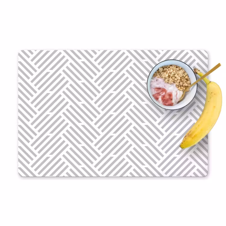 Placemat - 6 stuks - Grafisch - Patroon - Modern - Strepen — 1