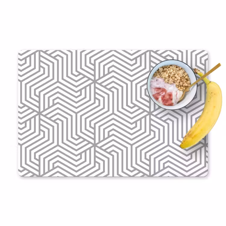 Placemat - 6 stuks - Lijn - Design - Geometrie - Patroon — 1