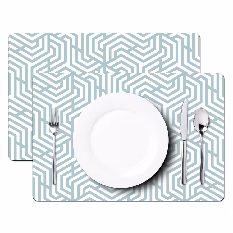 Placemat - 6 stuks - Patronen - Abstract - Driehoek - Geometrie — 2