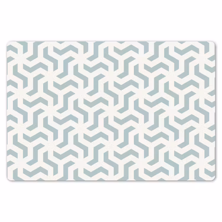 Placemat - 6 stuks - Patronen - Abstract - Groen - Geometrie — 7
