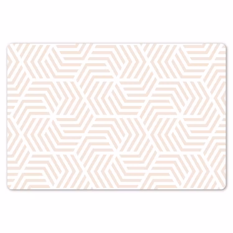 Placemat - 6 stuks - Patroon - Geometrie - Design - Pastel — 7