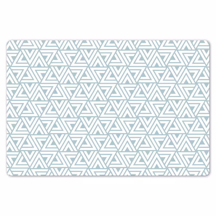 Placemat - 6 stuks - Patroon - Lijn - Design - Groen — 7